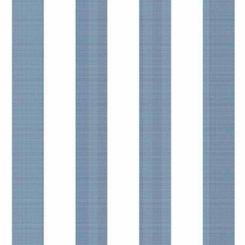 TRICOLINE FIO TINTO LISTRADO 2 CM AZUL INDIGO  - 100% ALGODÃO