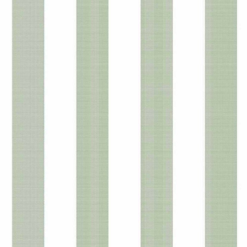TRICOLINE FIO TINTO LISTRADO 2 CM VERDE FENDI - 100% ALGODÃO