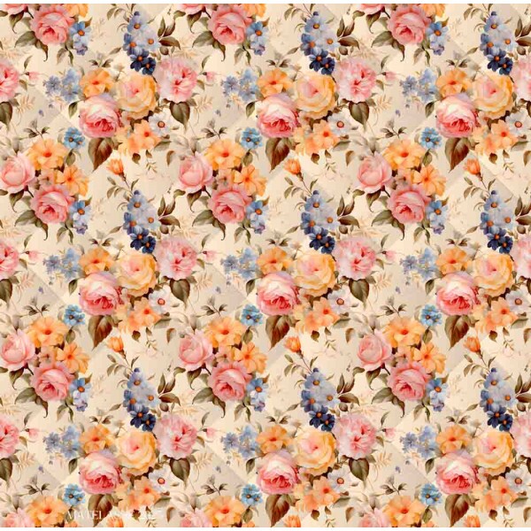 MATELASSÊ FLORES 50% ALG 50% SINT
