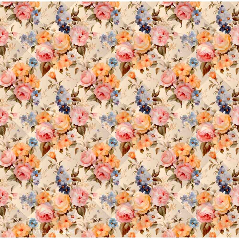 MATELASSÊ FLORES 50% ALG 50% SINT