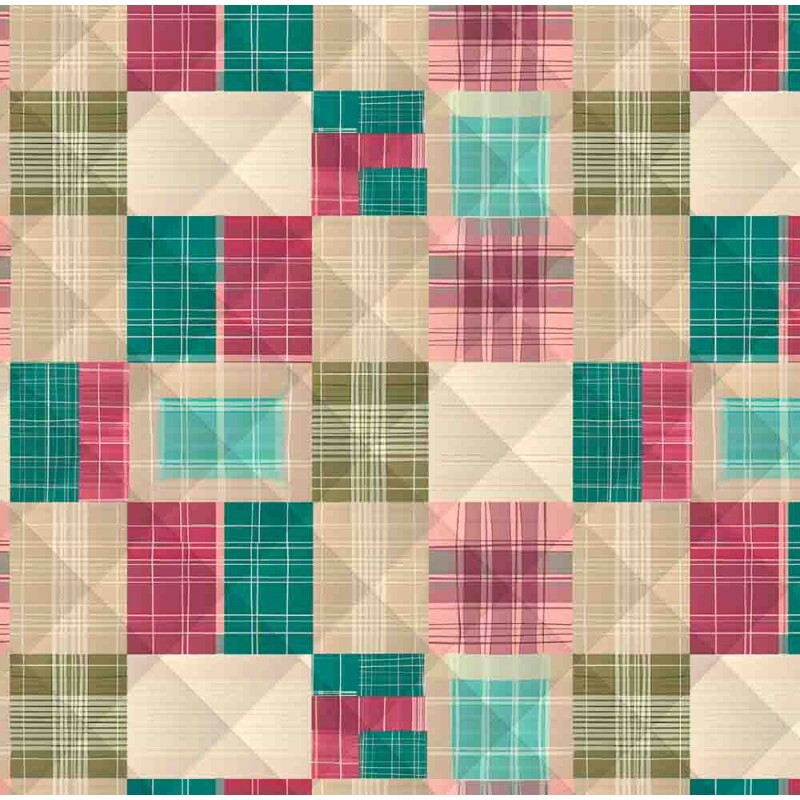 MATELASSÊ PATCHWORK 50% ALG 50% SINT