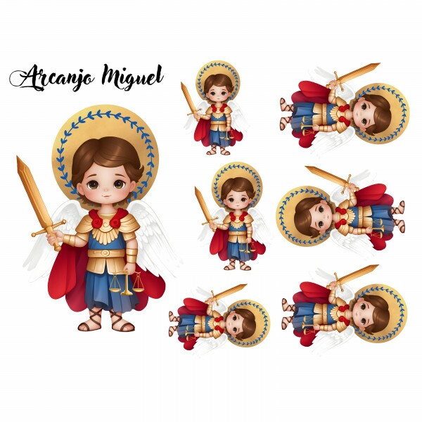 ESTAMPA FÁCIL - ARCANJO MIGUEL
