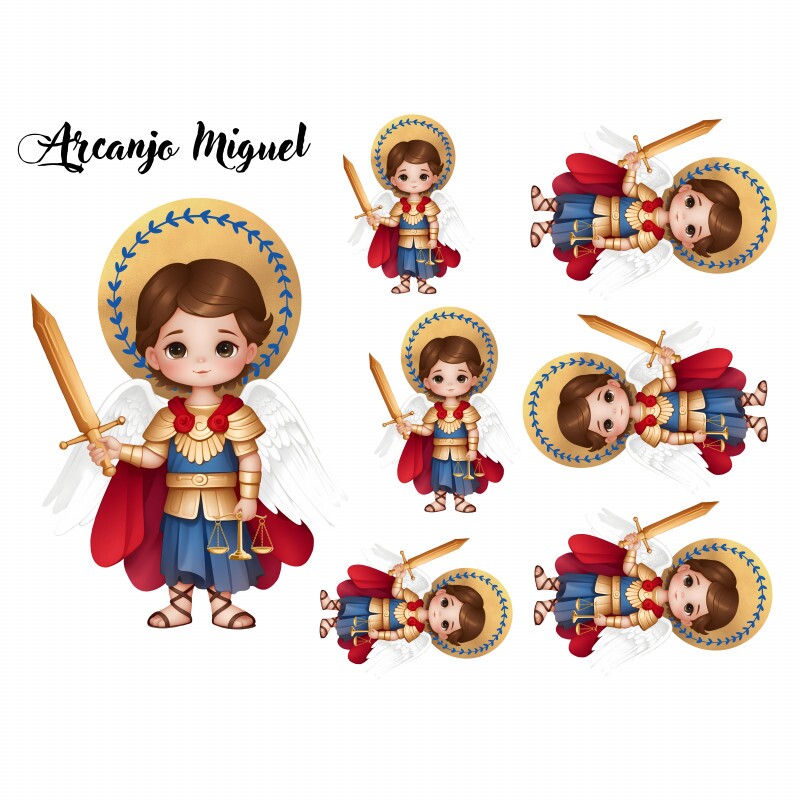 ESTAMPA FÁCIL - ARCANJO MIGUEL