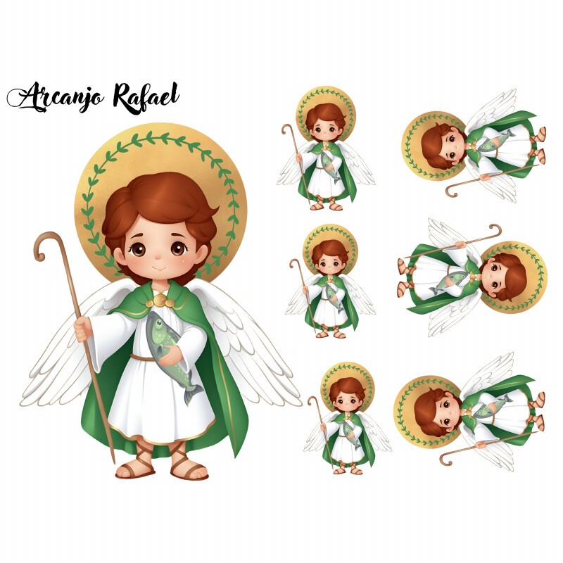 ESTAMPA FÁCIL - ARCANJO RAFAEL