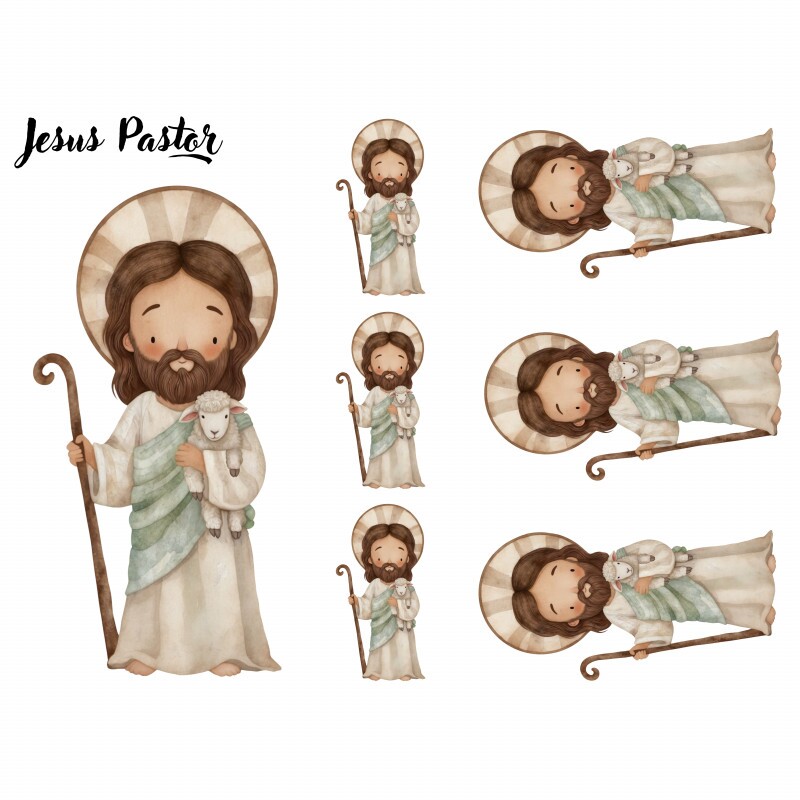 ESTAMPA FÁCIL - JESUS PASTOR