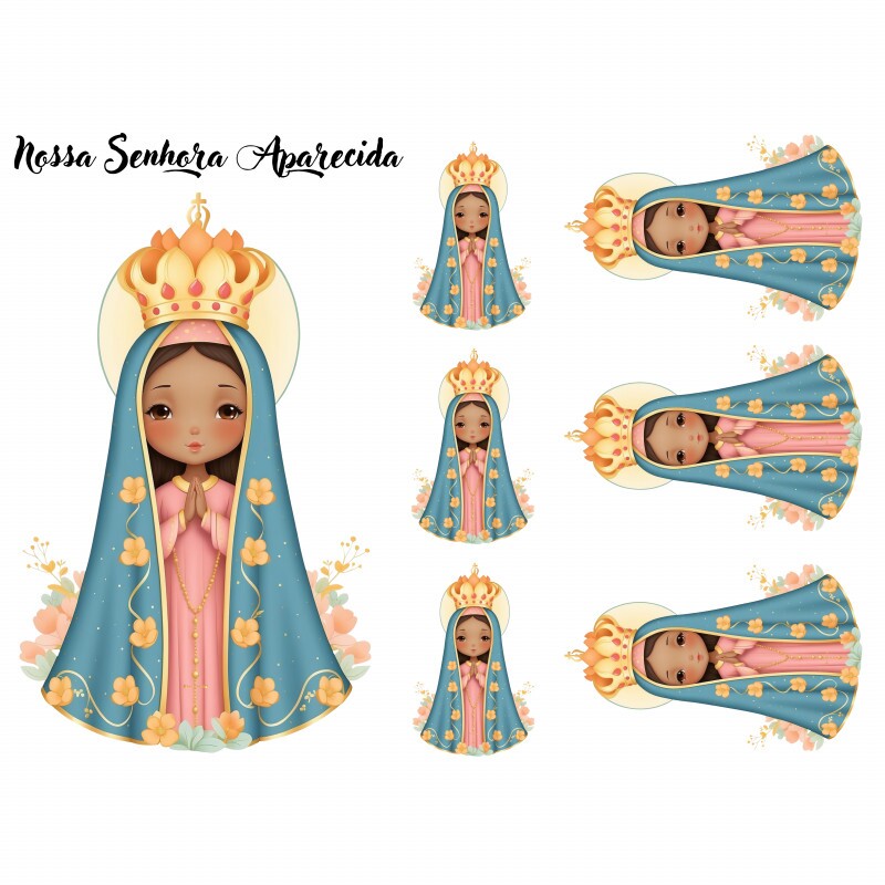 ESTAMPA FÁCIL - NOSSA SENHORA APARECIDA