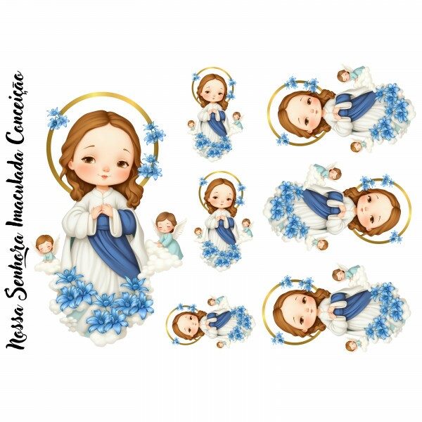 ESTAMPA FÁCIL - NOSSA SENHORA CONCEIÇÃO