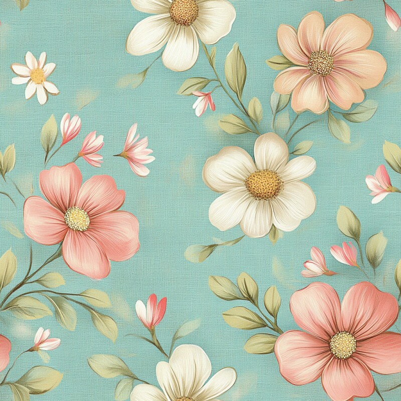 OT25 - TRICOL. DREAMY FLORES - 100%ALGODÃO 98685/001D