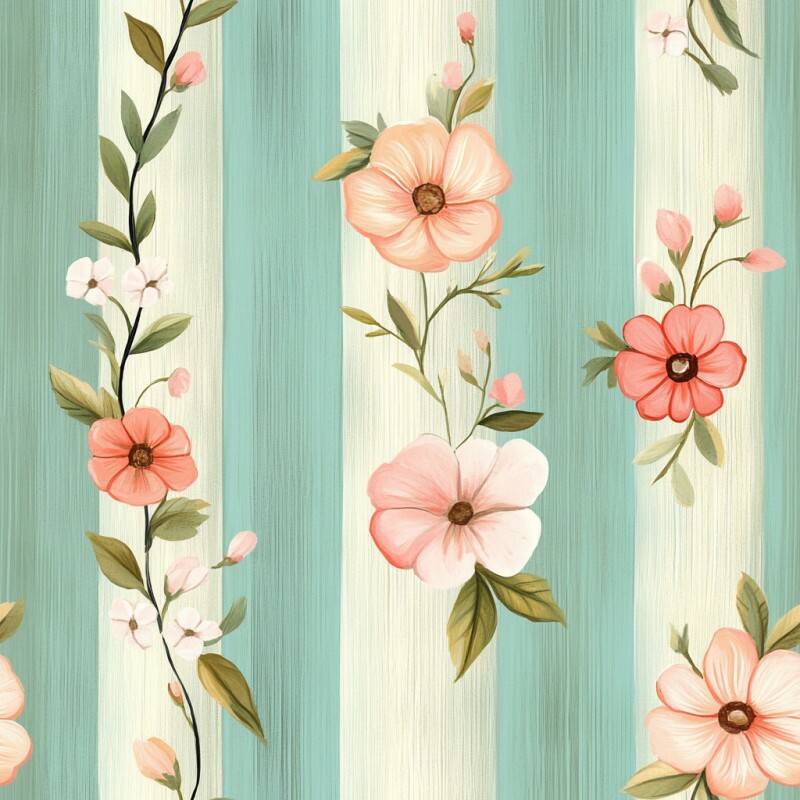 OT25 - TRICOL. DREAMY LISTRAS E FLORES - 100%ALGODÃO 98690/001D