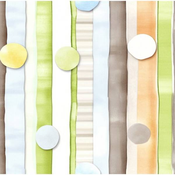 OT25 - TRICOL. LISTRADO E CIRCULO PS - 100% ALGODÃO 00131/001D