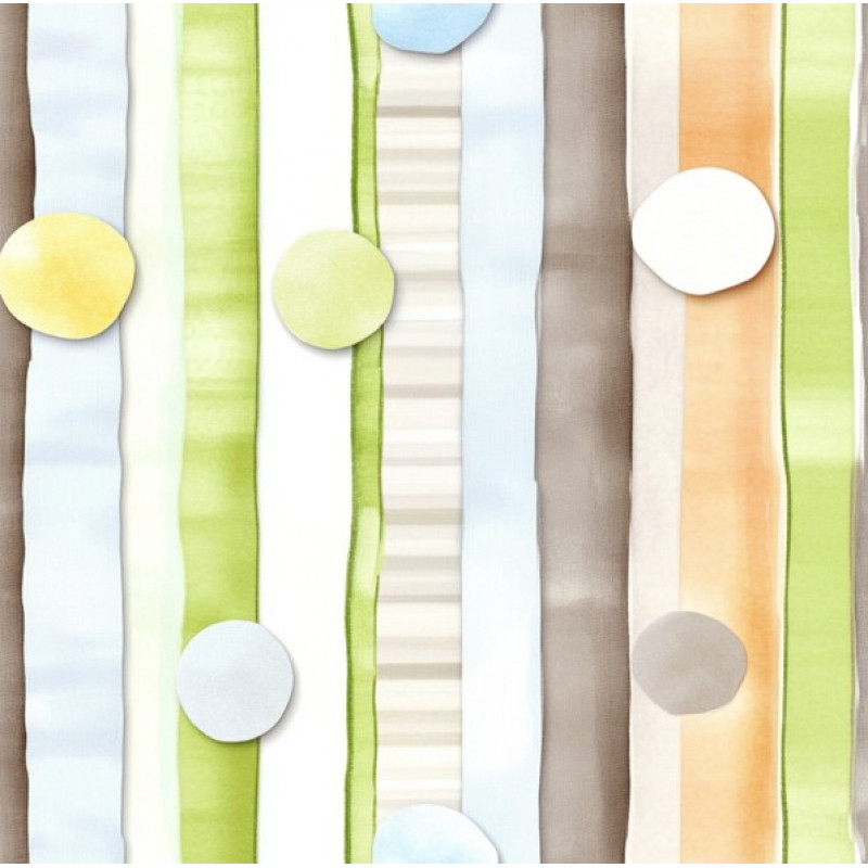 OT25 - TRICOL. LISTRADO E CIRCULO PS - 100% ALGODÃO 00131/001D