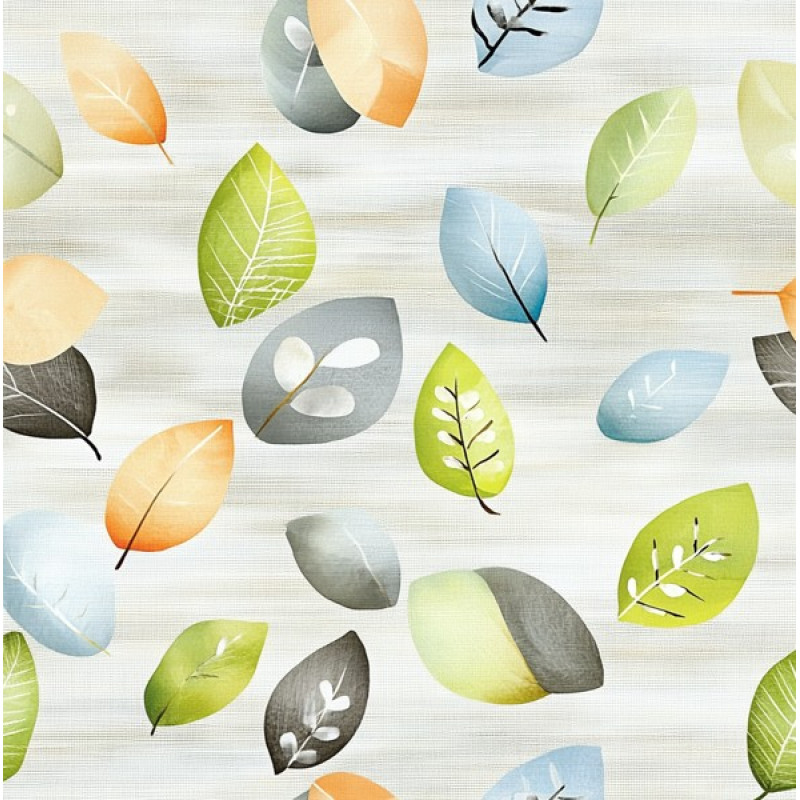 OT25 - TRICOL. FOLHAS PS - 100% ALGODÃO 00130/001D