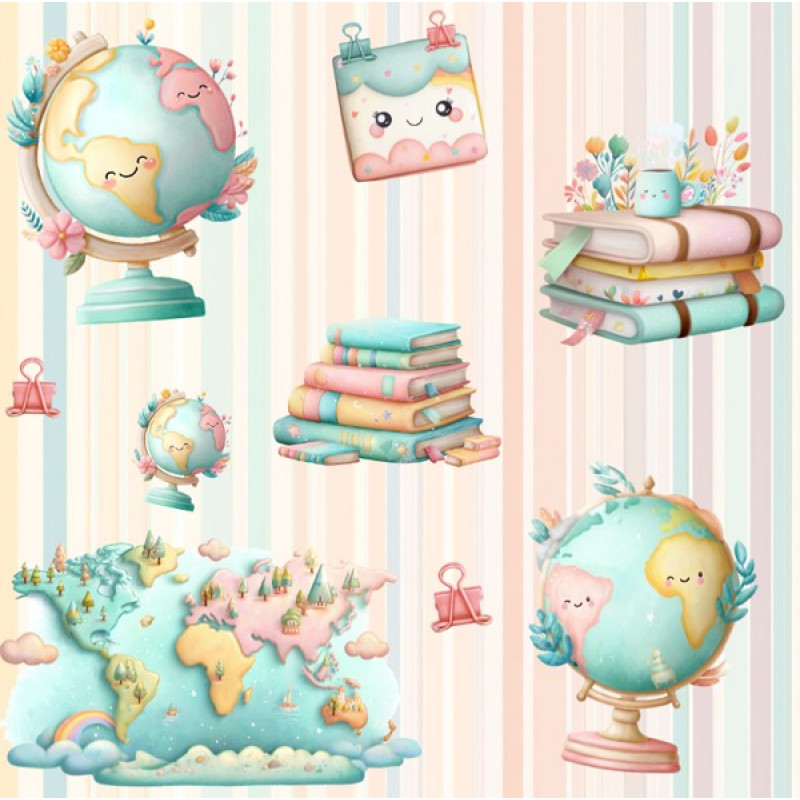 NV25 - TRICOL. VA GLOBOS - 100% ALGODÃO - A0723/001D