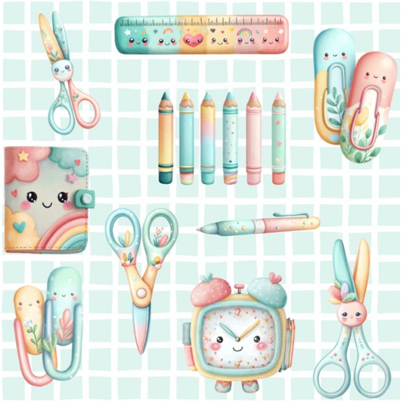 NV25 - TRICOL. VA TESOURAS - 100% ALGODÃO - A0726/001D